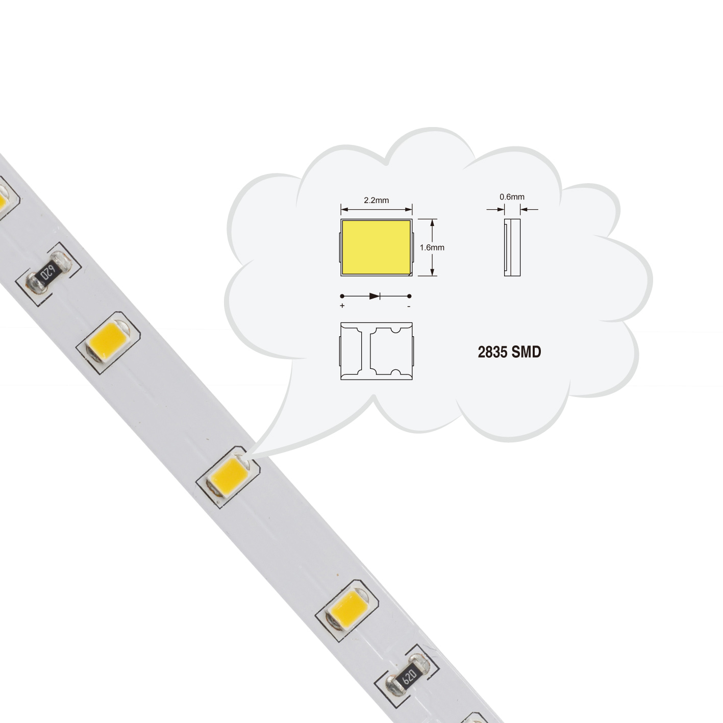  - 60leds/m-8mm